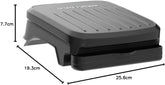 Small Electric Fit Grill 760W – Non-Stick Griddle, Panini & Toastie Maker – Drip Tray, Easy Clean, Energy Saving – Black